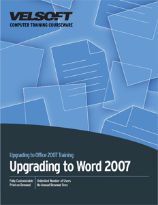 Upgrading to Word 2007 