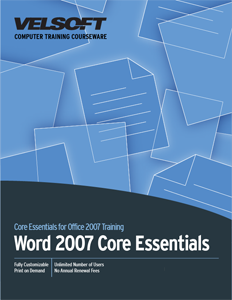 Word 2007 Core Essentials 