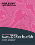 Access 2013 Core Essentials
