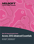 Access 2013 Advanced Essentials